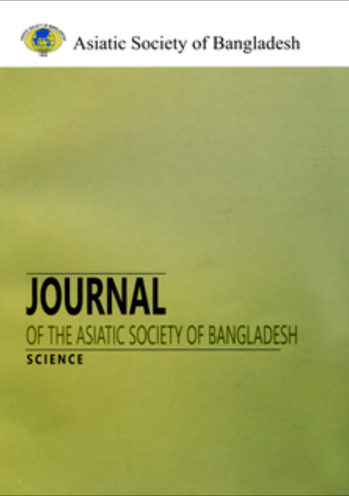 Journal of the Asiatic Society of Bangladesh (Science)